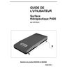 UM-P400 USER MANUAL (FRENCH)