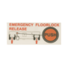 PICTOGRAM, EMERGENCY FLOORLOCK