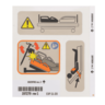 LABEL, SHEET, HEAD SHROUD RH