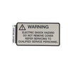 LABEL CAUTION, ELECTRIC SHOCK