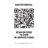 IN-SERVICE VIDEO QR CODE TAG