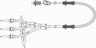 Trifurcated Fluid Transfer Tube Set