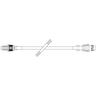 Rallonge droite pour cathéter, diamètre standard, site d'injection INTERLINK, 18 cm (7,3 po)