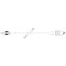 Rallonge droite pour cathéter, diamètre standard, valve à commande Luer CLEARLINK, 19 cm (7,6 po)