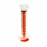 Enteral Syringe with ENFit Connector 1 mL, Clear with orange plunger