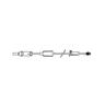 Dispositif de perfusion sans prise d’air, filtre de 0,2 micron, 10 gouttes/mL, 2,5 m (99 po)