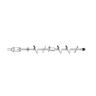 CONTINU-FLO Solution Set, Non-Vented, 3 CLEARLINK Luer Activated Valves, Backcheck Valve, Retractable Collar, 10 drops/mL, 107